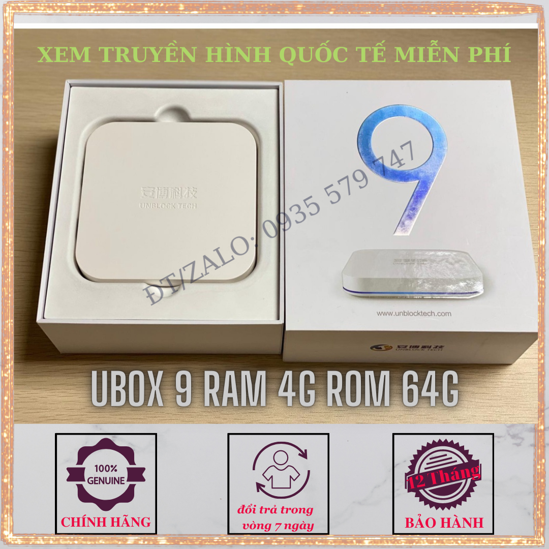 Ubox Gen 9 Mới Nhất 2022 Xem Thể Thao, Truyền Hình Quốc Tế Miễn Phí 1000 Kênh